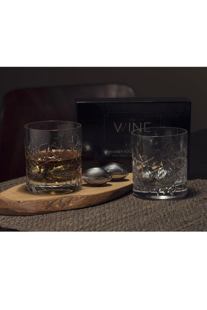 Football Shaped Stainless Steel Whiskey Stones GIFT/OTHER THE WINE SAVANT 