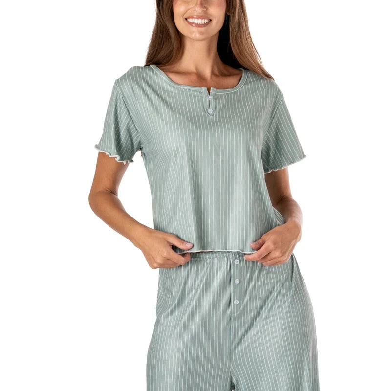 Hello Mello Under Covers Ribbed Top UNDER DMMERCHANDISING