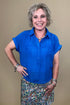Short Sleeve Top w/Collar & Pockets MISSY TOP SPECIAL ZAC & RACHEL 