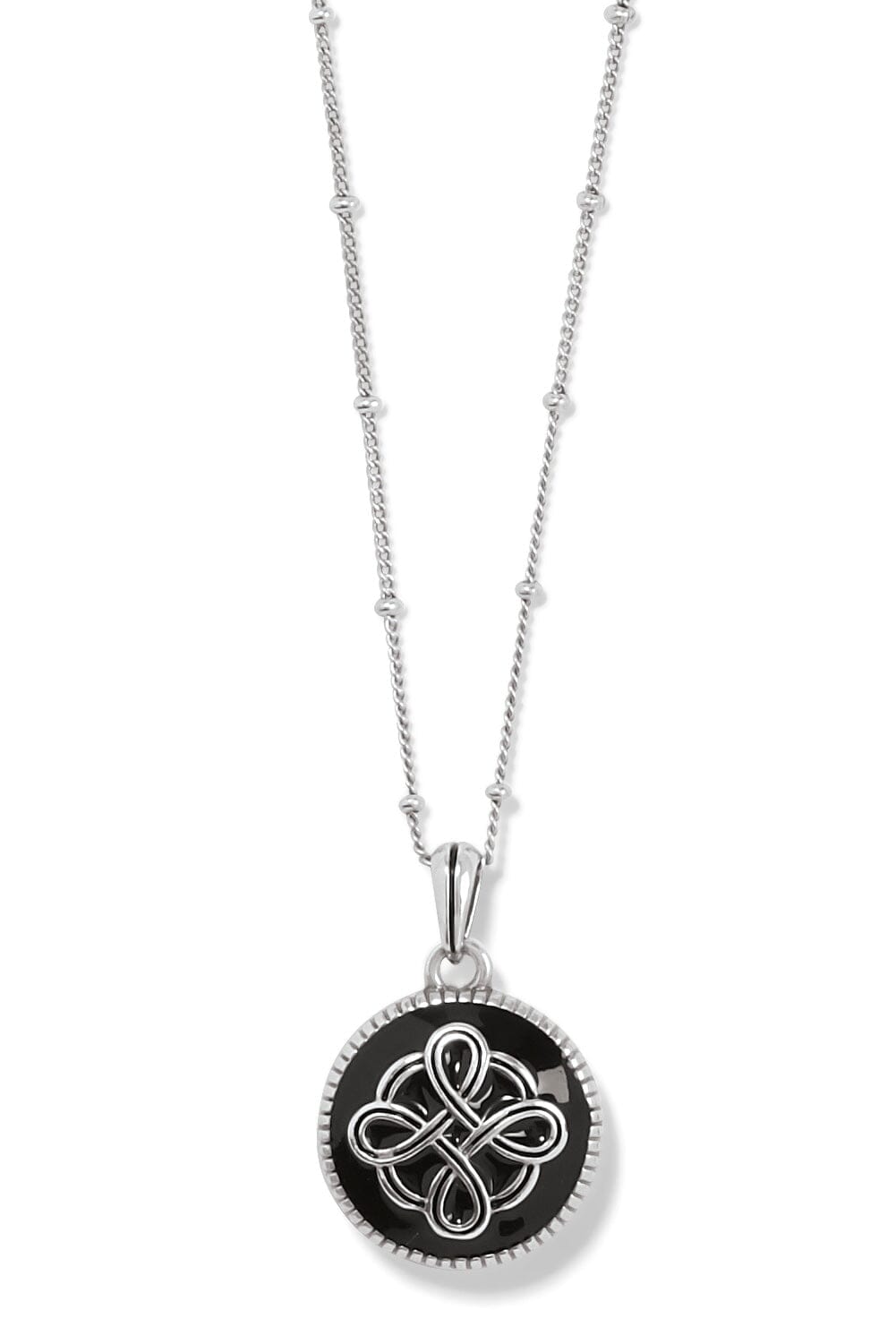 Interlok Noir Reversible Necklace BJEWELRY Brighton Collectables 