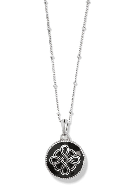 Interlok Noir Reversible Necklace BJEWELRY Brighton Collectables 
