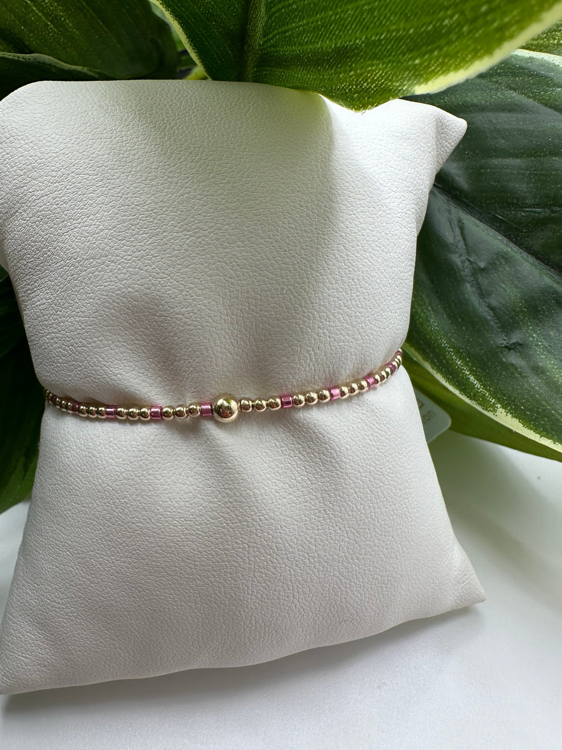 Enewton Hope Sincerity Pattern 2mm Bead Bracelet- Pink Metallic JEWELRY ENEWTON 
