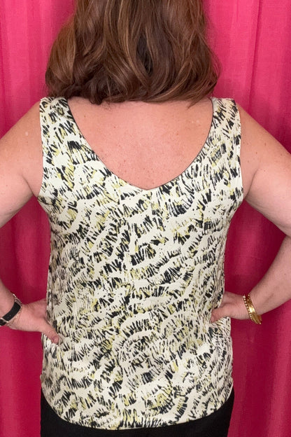 Reversible V-Neck Cami MISSY TOP SPECIAL TRIBAL 