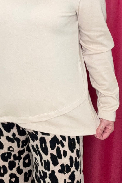 Long Sleeve Mock Neck Top MISSY TOP SPECIAL SOUTHERN LADY 