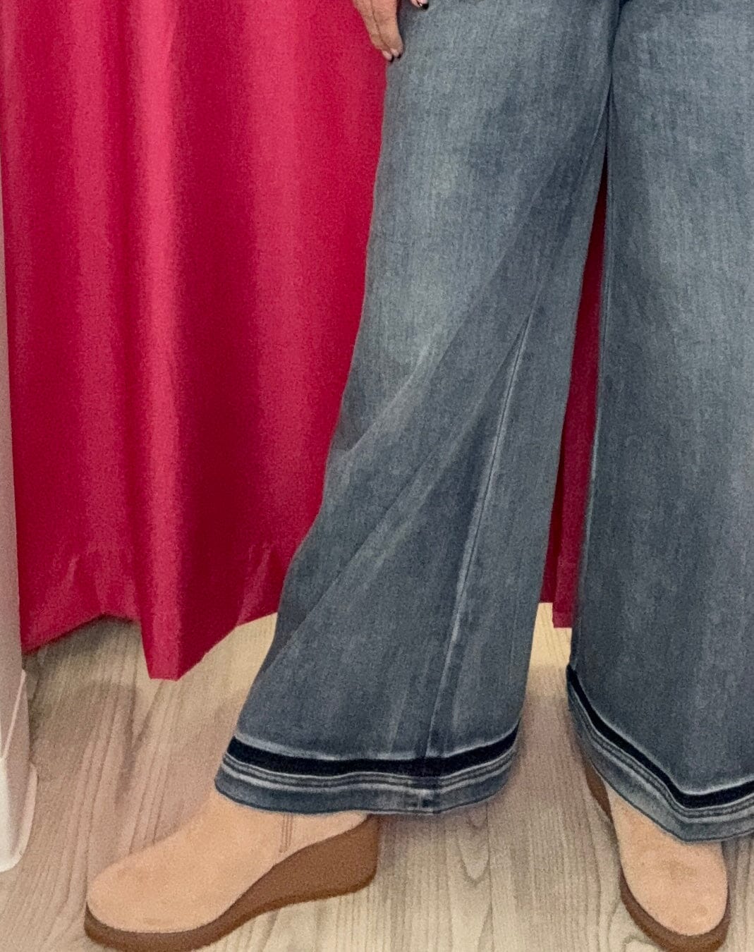 Super Stride Wide Leg w/Shadow Cuff JEANS LIVERPOOL 