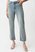 Striaght Crop Jean w/Rhinestone Stripe BOTTOMS JOSEPH RIBKOFF 