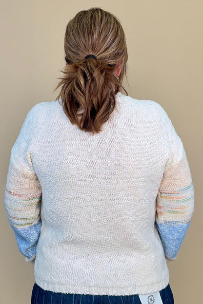 L/S Crew Nk Sweater W/ Embroidery SWEATER TRIBAL 