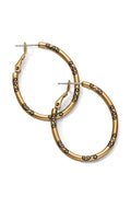 Oval Hoop Charm Earrings BJEWELRY Brighton Collectables 