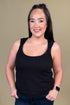 Sleevless Built in Bra Knit Top - Black MISSY BASIC KNIT:LPTRUNKFALL26 LIVERPOOL 