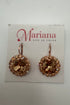 Cushion Cut Cluster Leverback Earrings in "Light Colorado Topaz" BETTERBRANDJEWELRY Mariana 