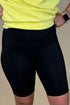 High Rise Matte Bike Shorts UNDER YELETE BLK S 
