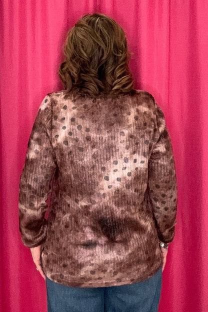 Long Sleeve Super Soft Printed Top MISSY TOP SPECIAL CREATION 