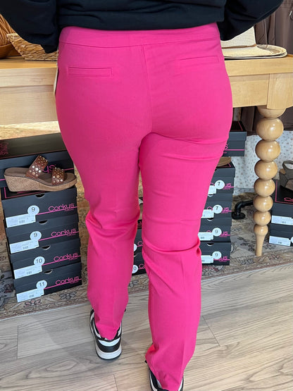 PULL ON SLIM LEG PANT BOTTOMS ZAC &amp; RACHEL 