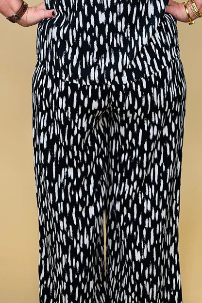 Printed Pull On Pant w/Drawcord BOTTOMS KEREN HART 