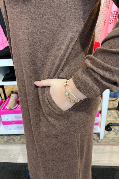 Long Sleeve Cowl Neck Pullover JR TOP DRESSY DEAR SCARLETT 