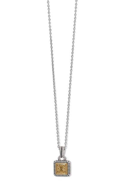 Mosaic Two Tone Mini Tile Necklace BJEWELRY Brighton Collectables 