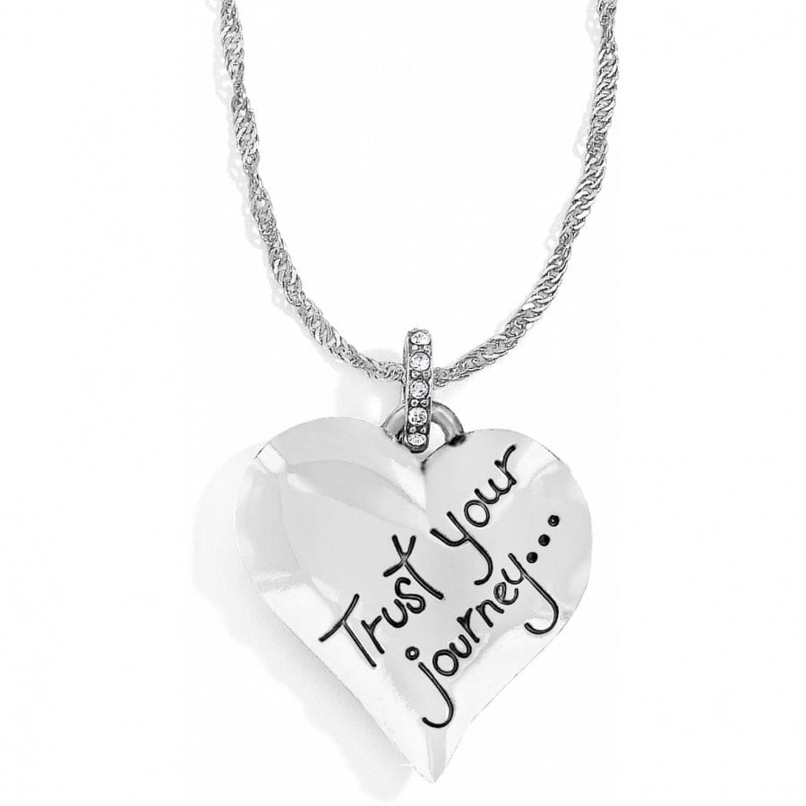 Trust Your Journey Heart Necklace BJEWELRY BRIGHTON-COLLECTIBLES 