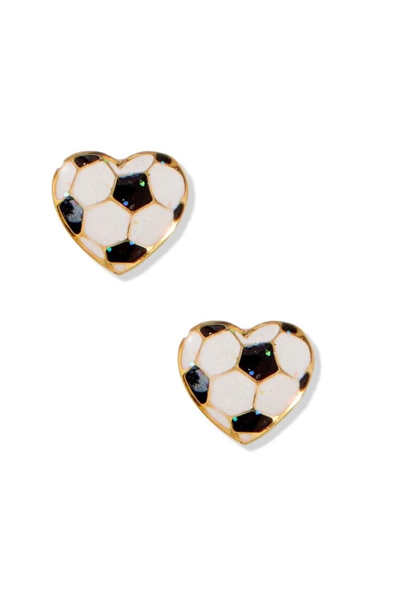 Soccer Screwback Stud Earrings JEWELRY LINNY CO 