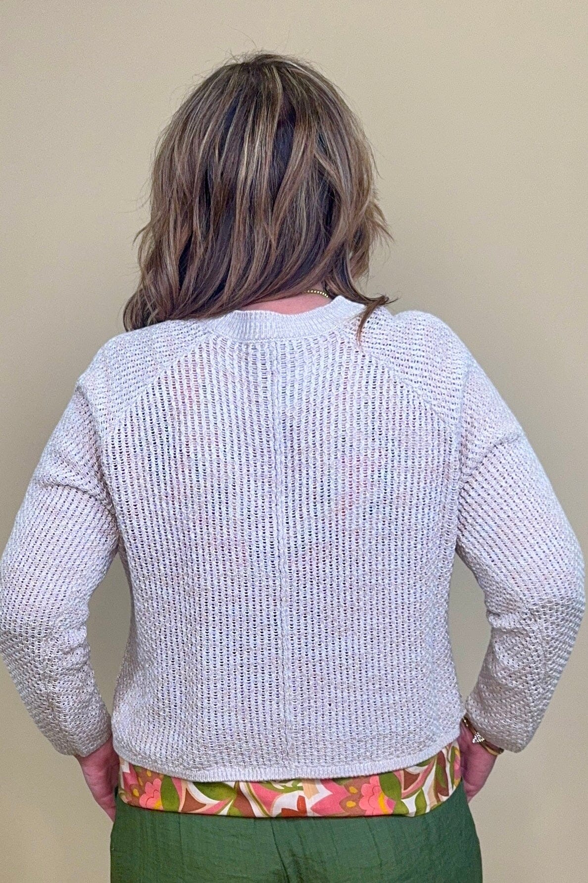 Coast Oatmeal Crochet Cardigan OUTFIT COMPLETER HABITAT 