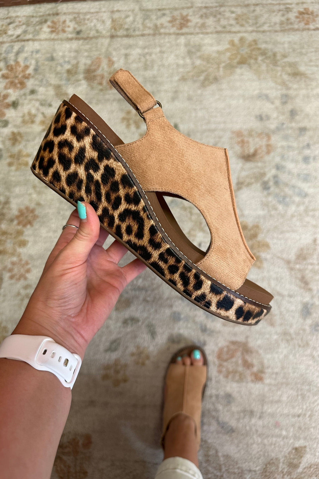 Camel-Leopard Combo SHOES CORKYS 