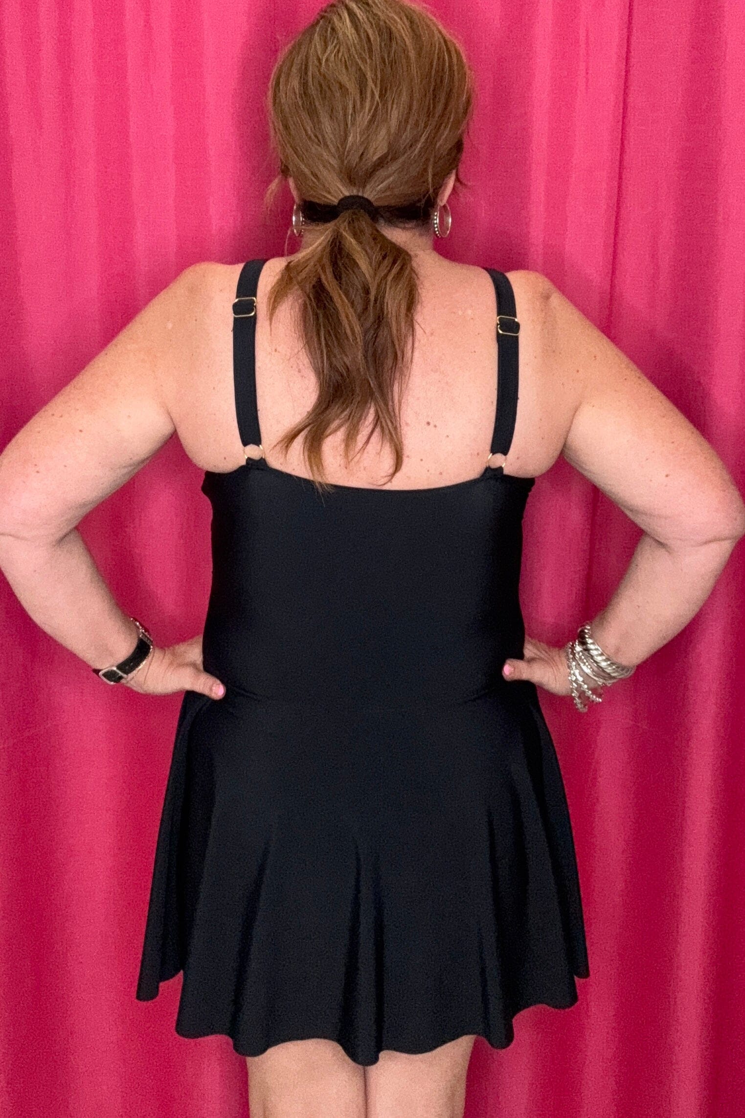 Black Swim Dress UNDER SOUTHERN GRACE 