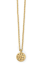 Contempo Gold Medallion Petite Necklace BJEWELRY Brighton Collectables 