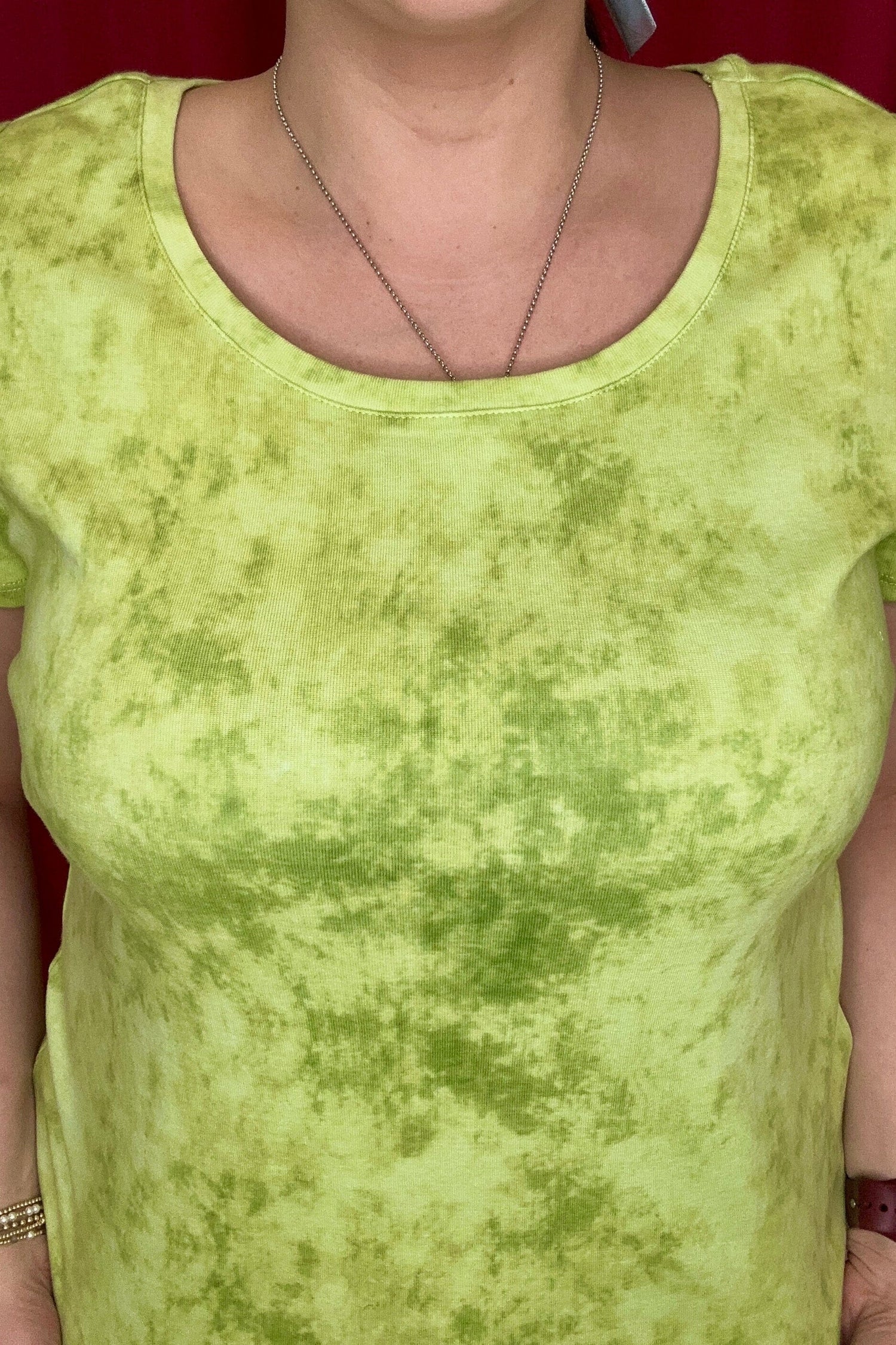 Cozy Rib Marble Short Sleeve Tee MISSY BASIC KNIT HABITAT 