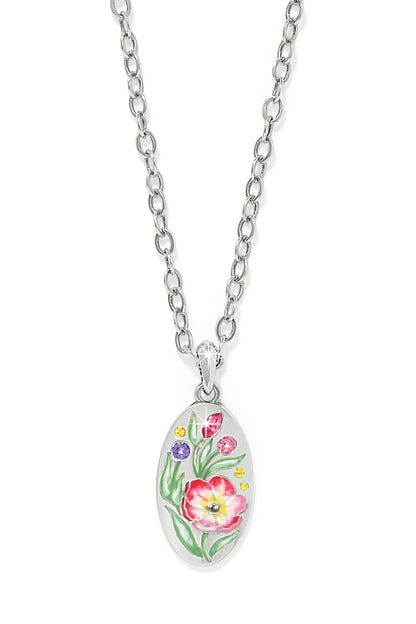 La Tulipe Flower Short Necklace BJEWELRY Brighton Collectables 
