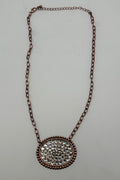 Jewel Oval Necklace JEWELRY:~~Unassigned~~ SUZIE Q 