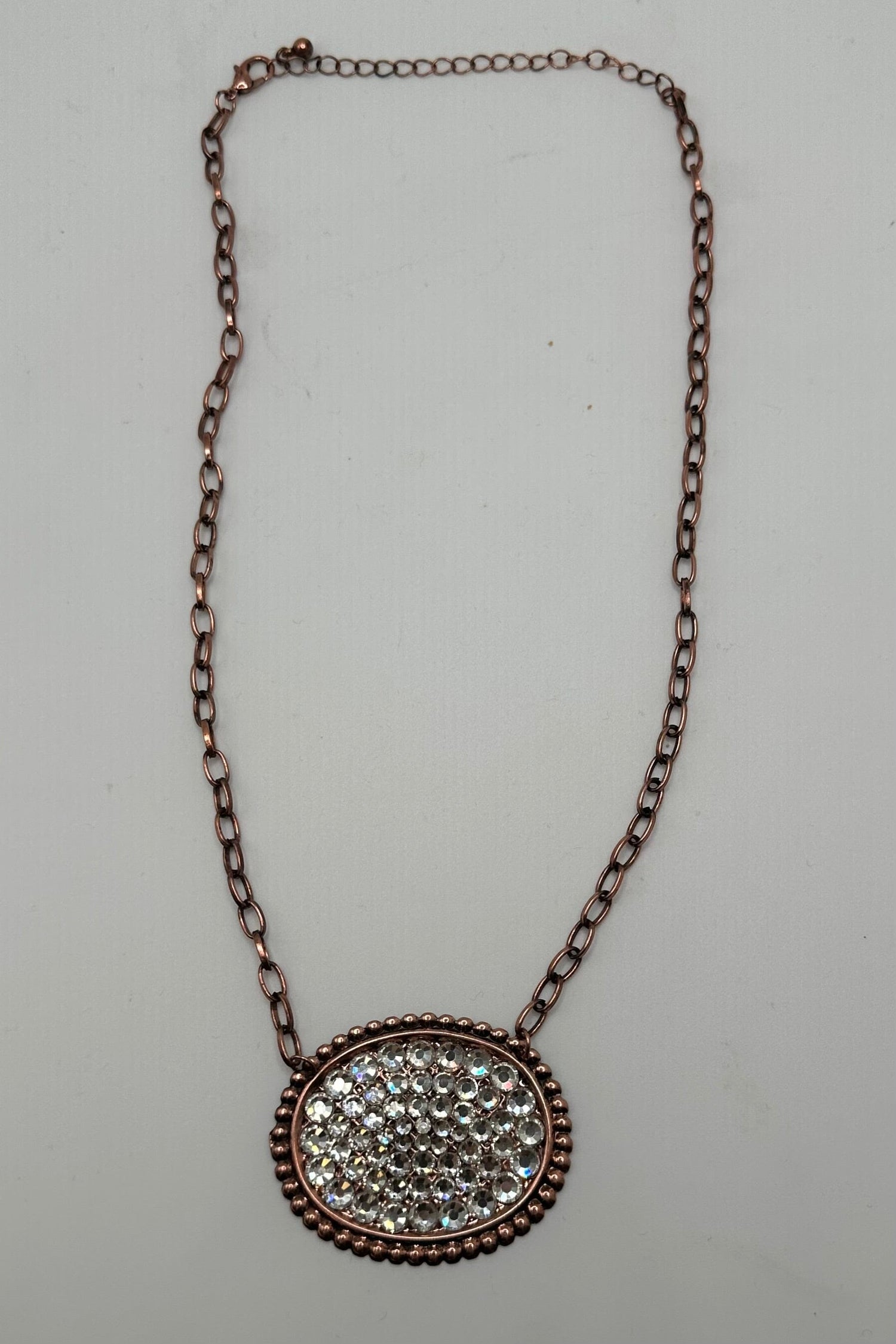 Jewel Oval Necklace