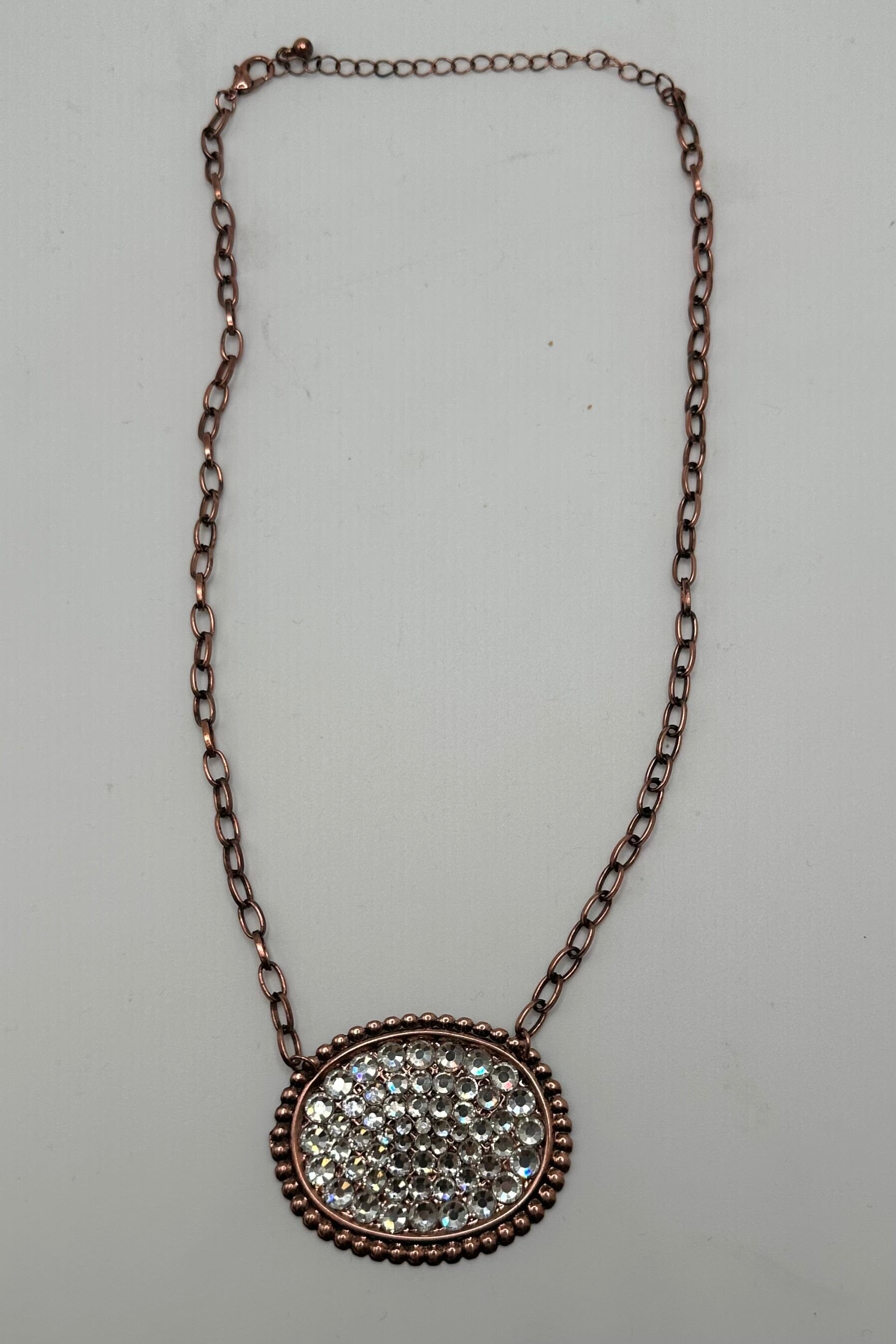 Jewel Oval Necklace