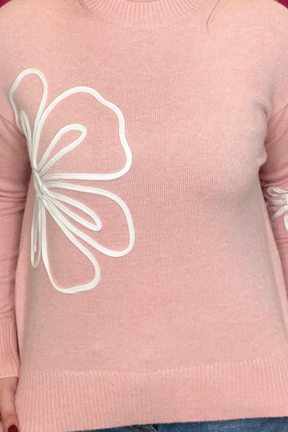 Crew Neck Sweater w/Soutache Detail SWEATER CHARLIEB 