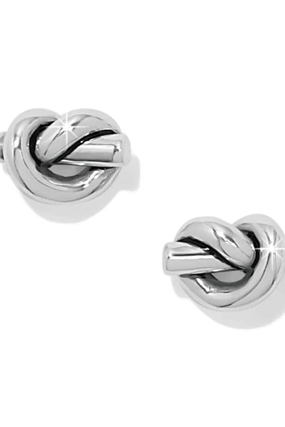 Interlok Single Knot Silver Post BJEWELRY Brighton Collectables 