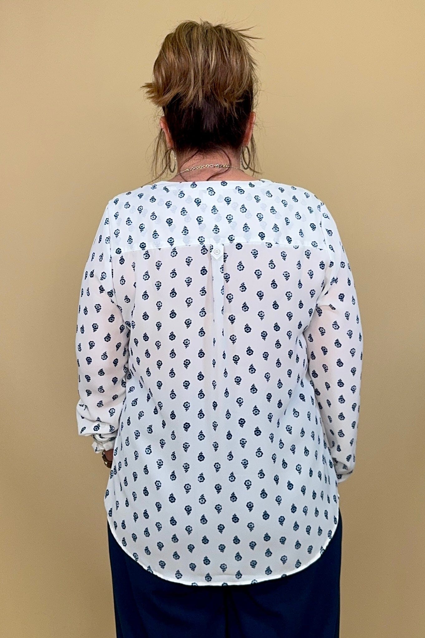 Long Sleeve Floral Printed Top MISSY TOP SPECIAL ZAC &amp; RACHEL 