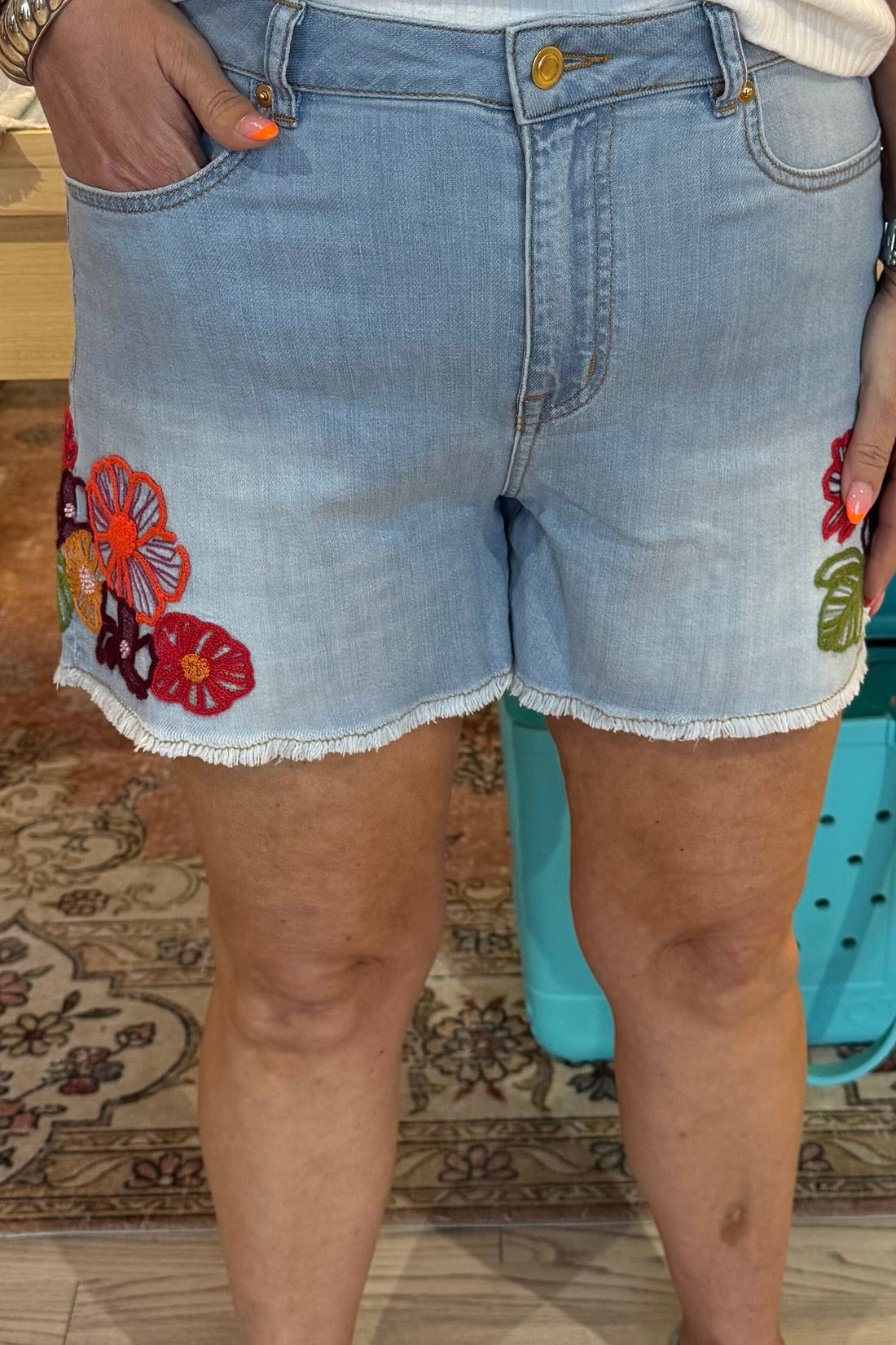 Audrey Jean Short w/Embroidery BOTTOMS TRIBAL