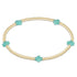 Enewton Signature Cross Gold Pattern 2mm Bead Bracelet- Mint JEWELRY ENEWTON 