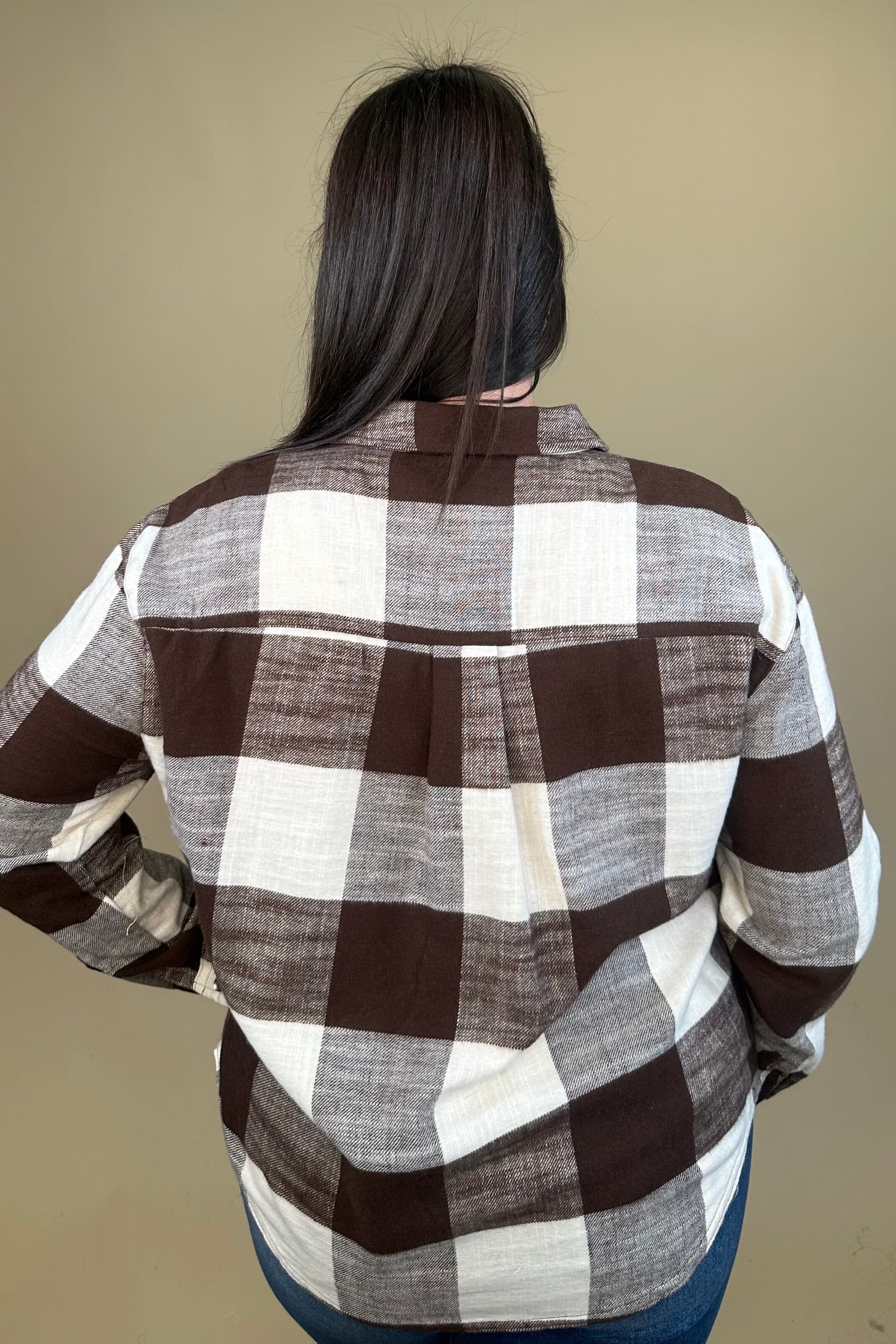 Button Down Long Sleeve Flannel OUTFIT COMPLETER:~~Unassigned~~ LOVETREE 