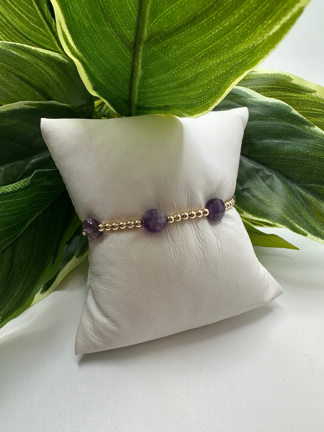 Enewton Admire Gold 3mm Bead Bracelet-Amethyst JEWELRY ENEWTON