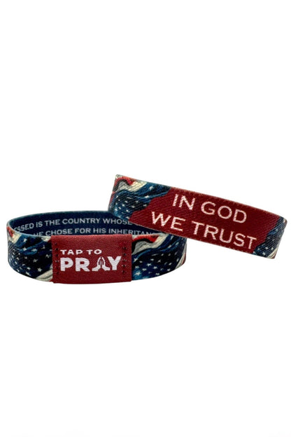 Patriot Tap To Pray Wristband GIFT/OTHER VERSIBLE 