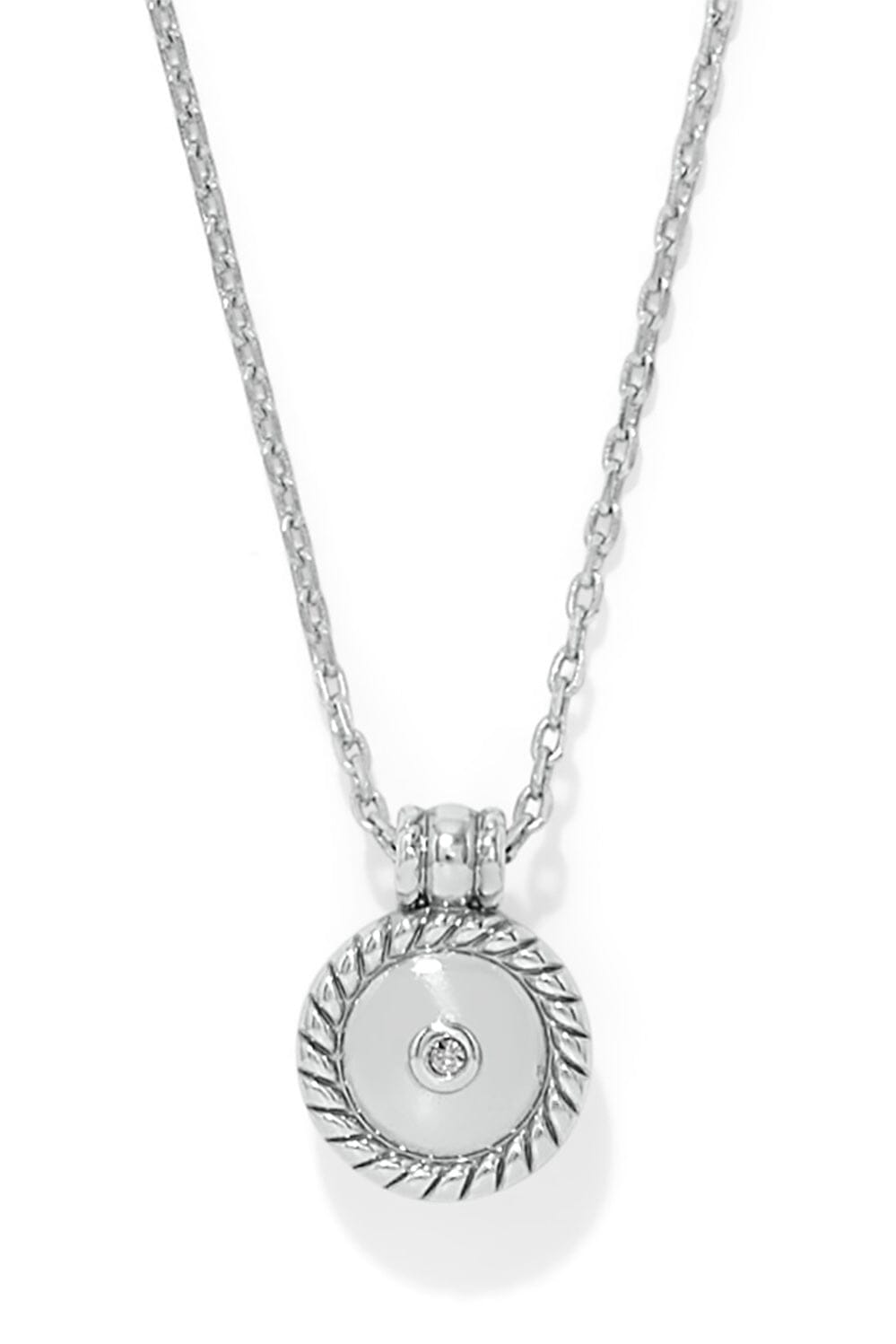 Illumina Celeste Silver Dome Necklace BJEWELRY Brighton Collectables 