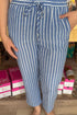 Pull On Striped Pant w/Drawstring BOTTOMS ZAC & RACHEL 