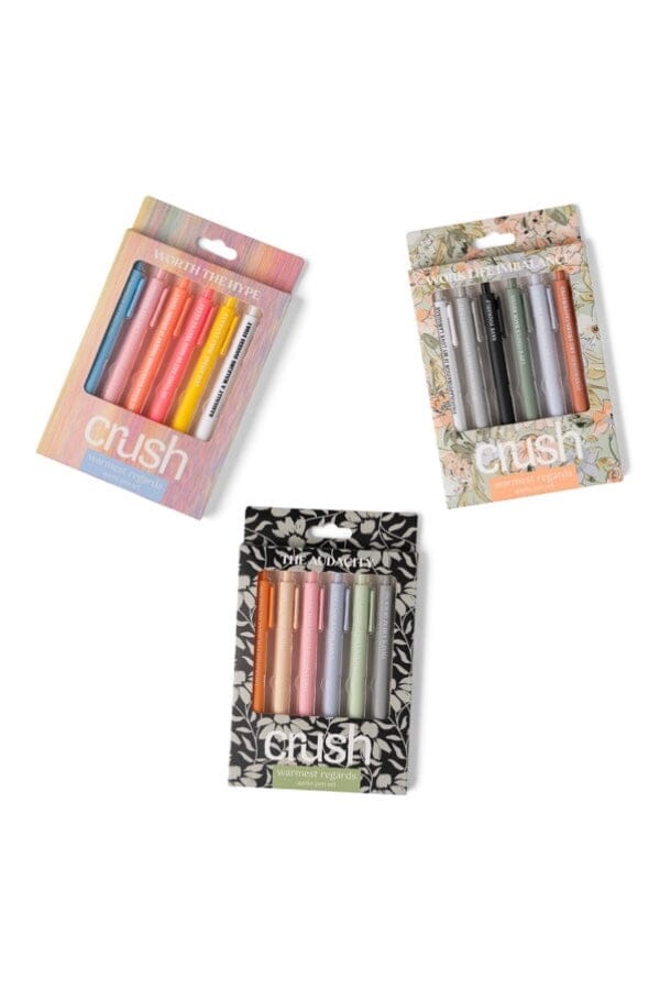 Crush Warmest Regard Quote Pen Set GIFT/OTHER DMMERCHANDISING