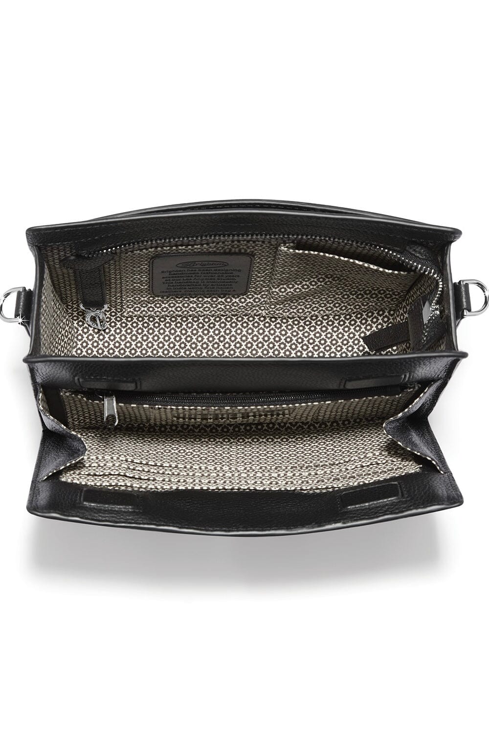 Black Interlok Braid Findley Organizer Bag BHANDBAGS Brighton Collectables 