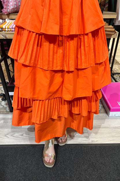 Sleeveless Ruffle Tiered Maxi Dress DRESS WHOLESALE FASHION TRENDS 