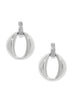 Meridian Classic Crescent Post Drop Earrings-Silver BJEWELRY Brighton Collectables 