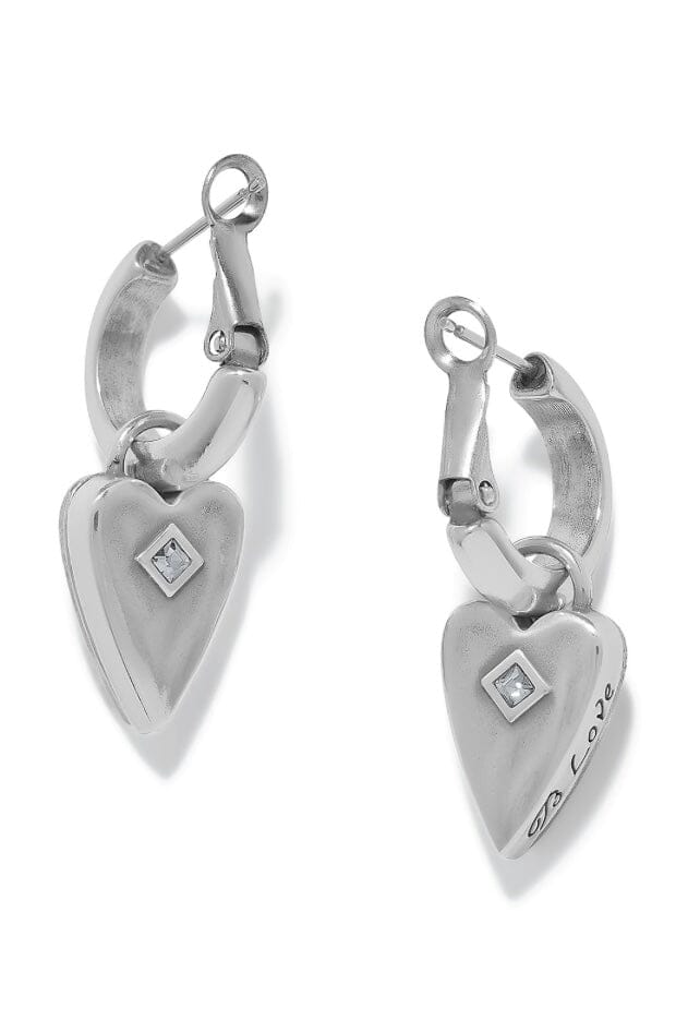 Love Messages B Love Reversible Hoop Earrings BJEWELRY:~~Unassigned~~ Brighton Collectables 