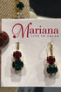 Medium Classic Two-Stone Leverback Earrings in Sun-Kissed "Holly" BETTERBRANDJEWELRY Mariana 