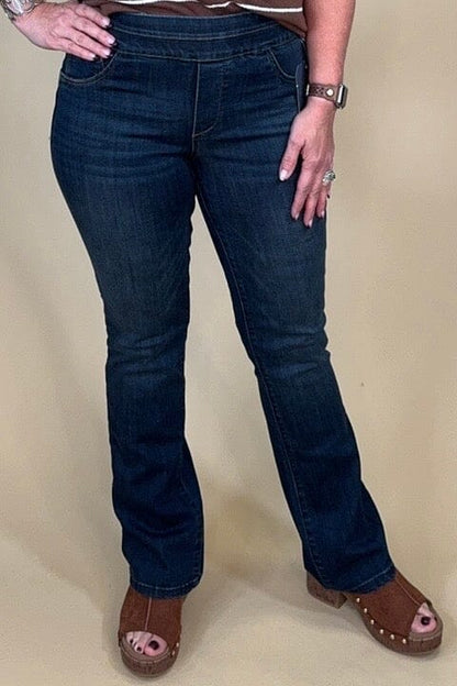 Ab Solution High Rise Itty Bitty Boot Glider JEANS DEMOCRACY 