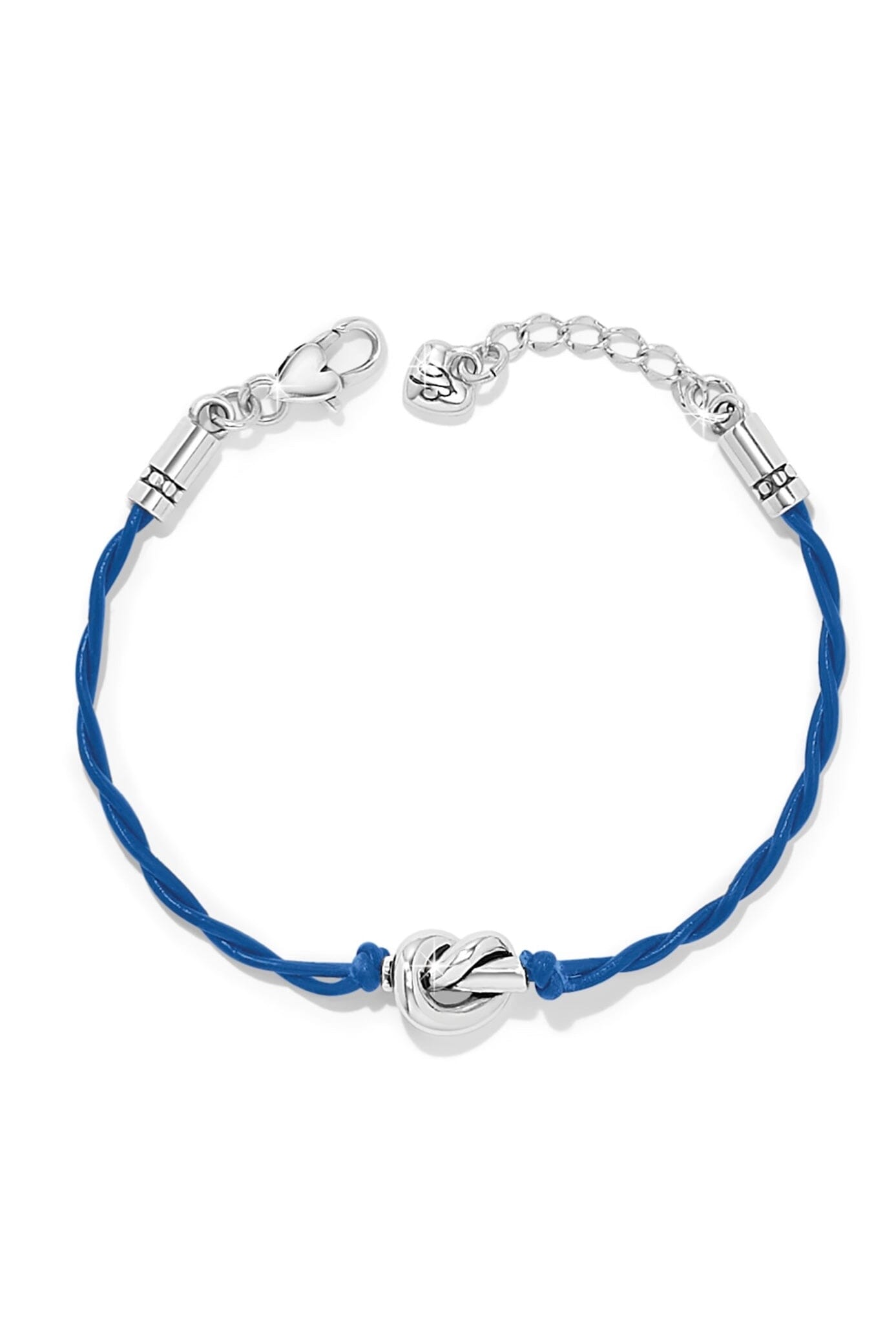 Interlok Single Knot Navy Leather Bracelet BJEWELRY Brighton Collectables 