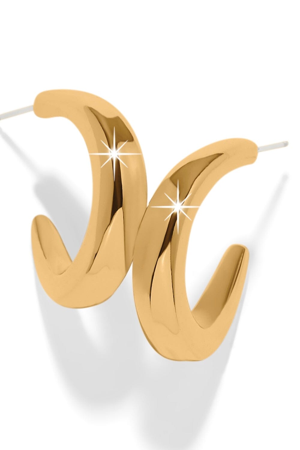 Cascade Rio Hoop Earrings-Gold BJEWELRY Brighton Collectables 